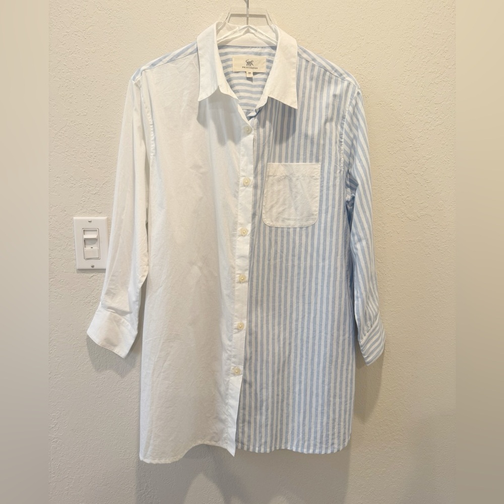 Printfresh Everyday Button Down In Weekend Stripe… - image 4
